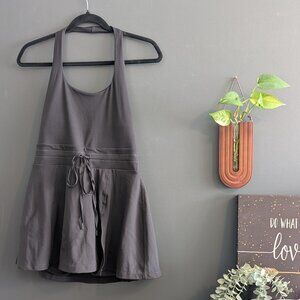 NWT - Blogilates Halter 'Game Set Match Dress' - Black - Anti-Cameltoe